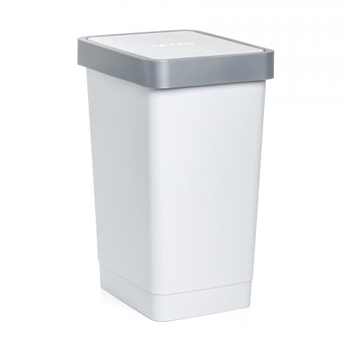 40.5 x 33.5 x 57.5 cm Contenedor de Reciclaje para envases y plástico Capacidad para 50 litros Tapa basculante Plástico polipropileno TATAY 1102302 Amarillo 